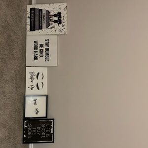 Black and White themed wall art